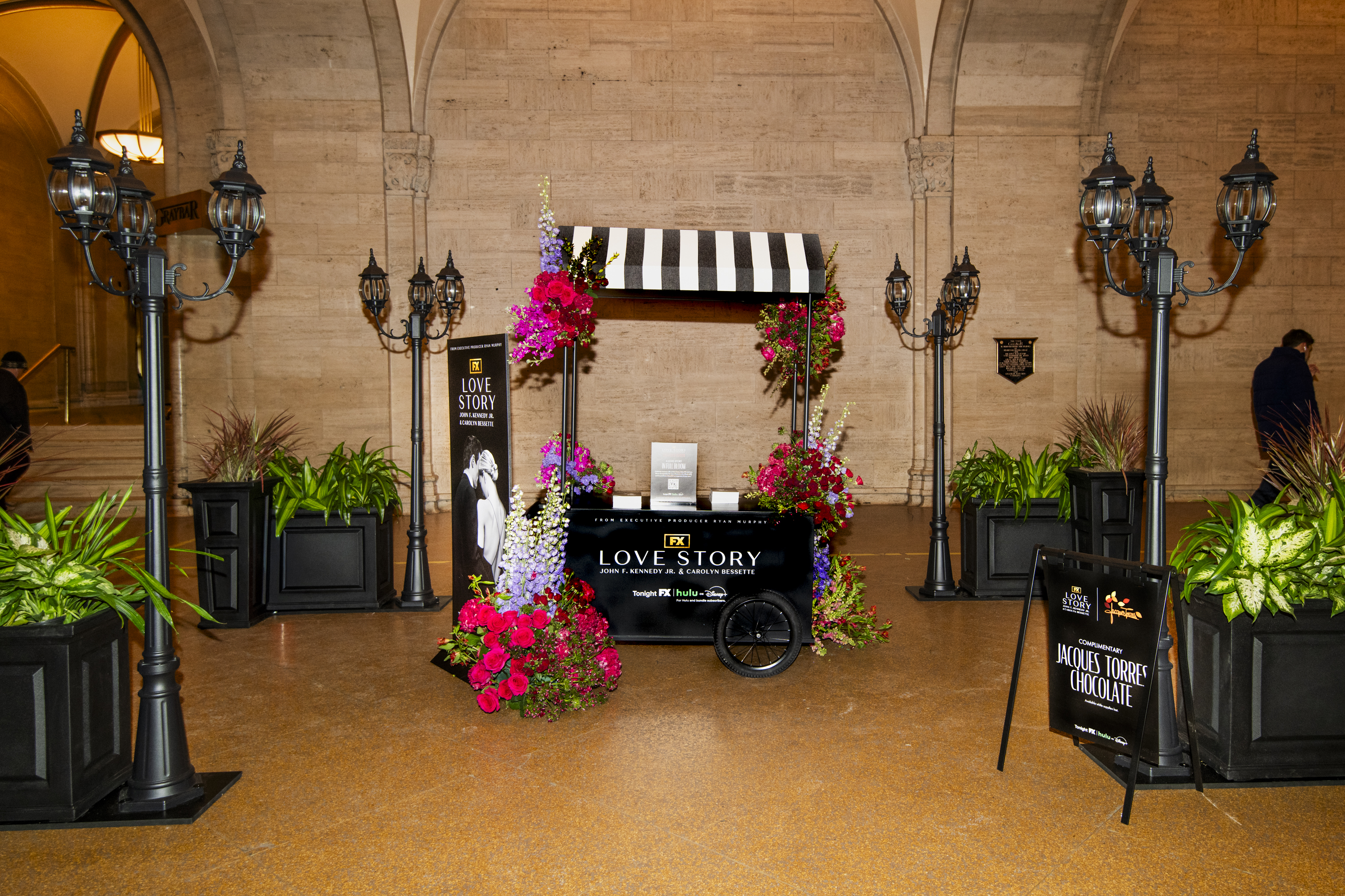 The Love Story activation at Grand Central